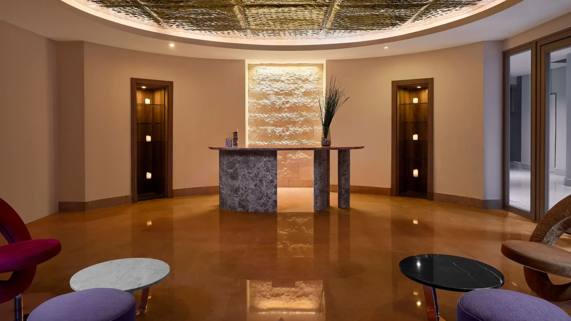 Pure Spa reception at Hyatt Regency Cairo West