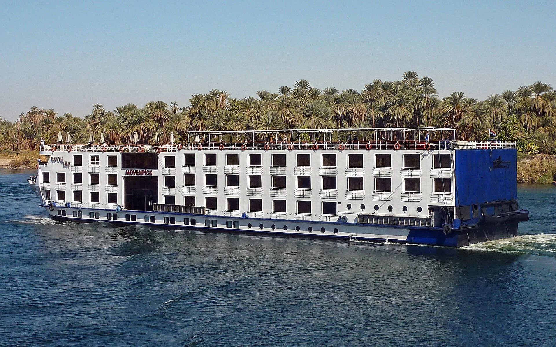 MS Royal Lily on the Nile near Edfu