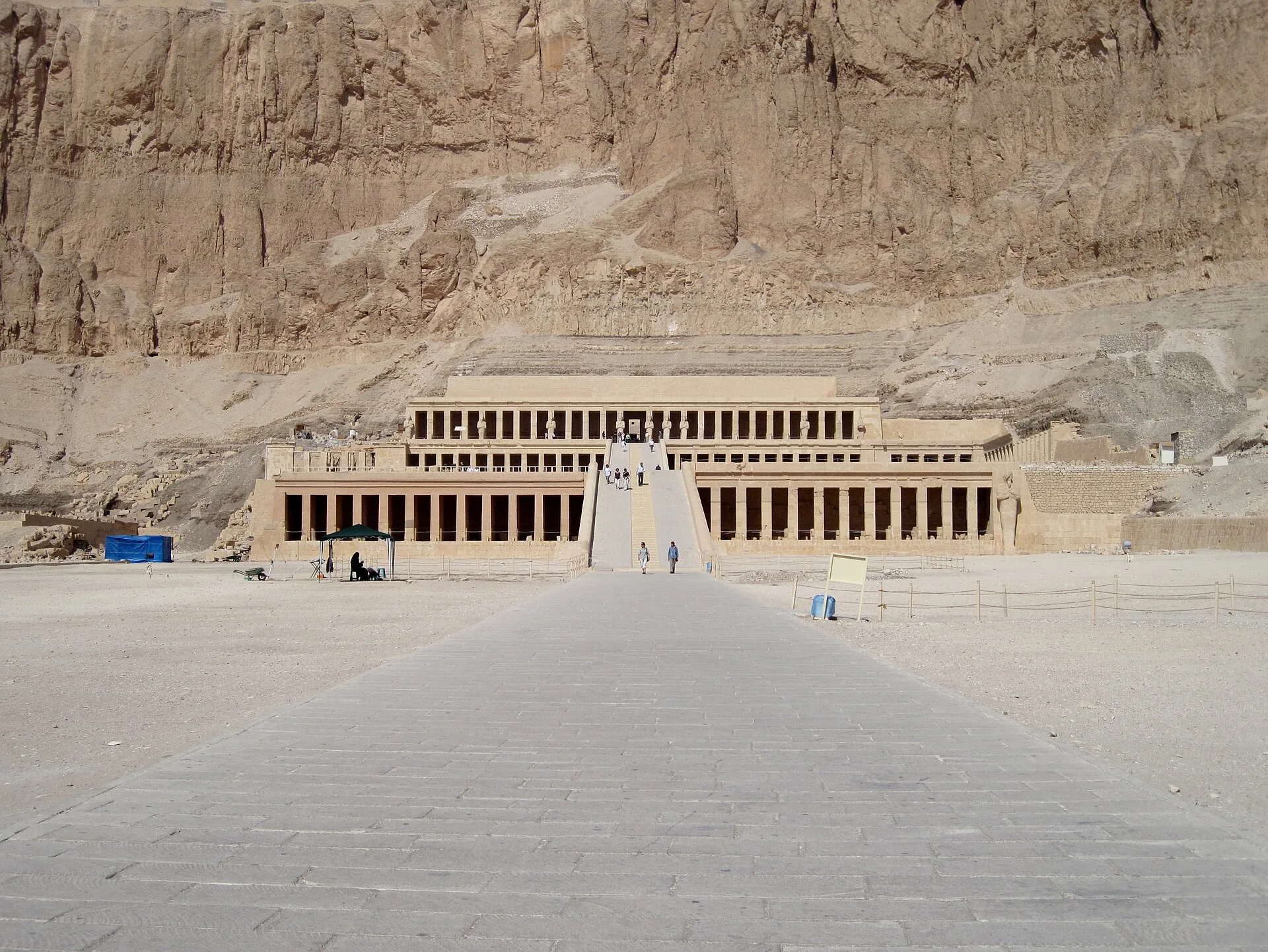 Terraces of the Mortuary Temple of Hatshepsut at Deir el-Bahari, Luxor